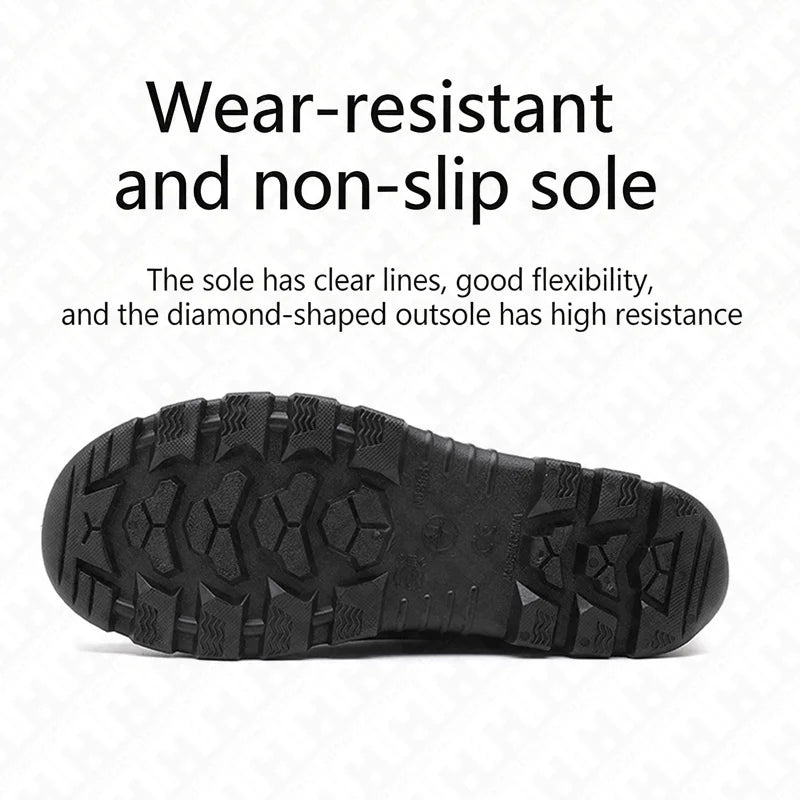 Custom PVC Steel Toe Safety Boots | 1 MOQ | Waterproof