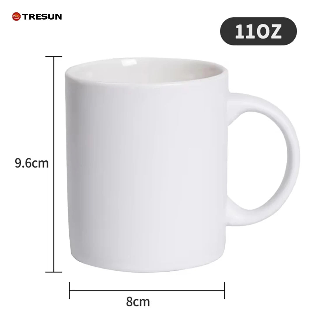 Custom Holiday Ceramic Mugs | 11oz White | 5,000 MOQ | 7-Day Lead