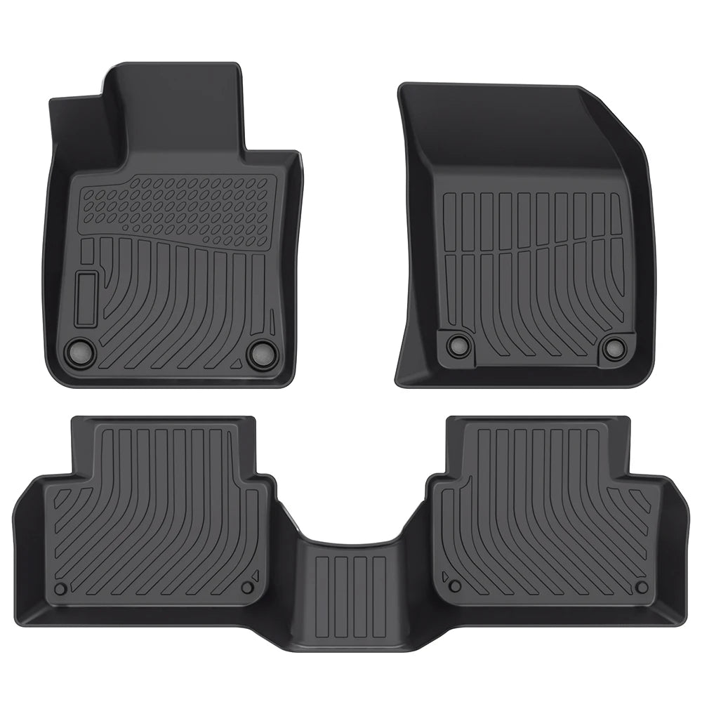 Custom Fit All Weather 3D TPE Floor Mats for Volvo XC60 2010-2017 and 2018-2025