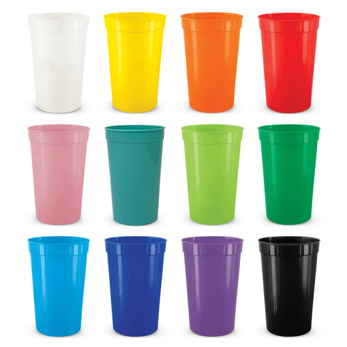Custom 16oz Reusable Plastic Stadium Cups with Your Logo