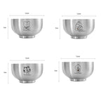 304 Stainless Steel Kids Plate — 100 MOQ, Divided Animal Shape