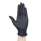 Food Grade Black Nitrile Disposable Gloves | 100 Boxes MOQ | Waterproof Oil Resistant Kitchen Gloves