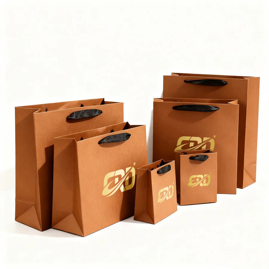 Custom Kraft Paper Shopping Bags | Retail Gift Bags