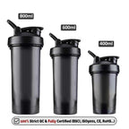 Custom BPA-Free Shaker Bottles 400-1000ml | 50 MOQ Gym Protein Bottles