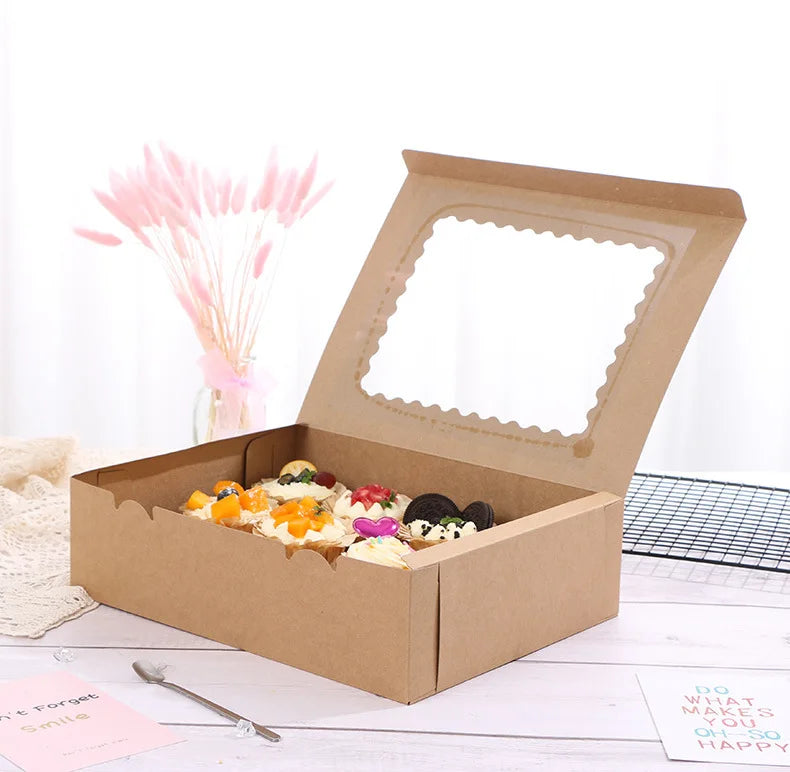 Eco Friendly Black Cookie Box with Logo | MOQ 500