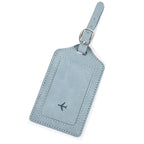 Custom PU Leather Luggage Tags with Logo – 100 MOQ, $35 Mold