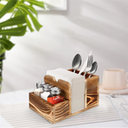 Bamboo Tissue Box Holder | Eco-Friendly Napkin Holder