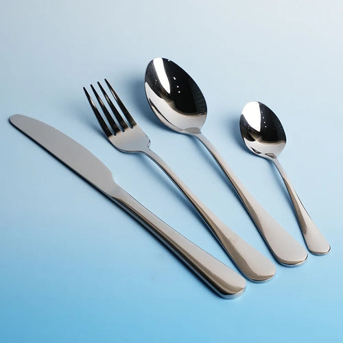 24-Piece Stainless Steel Cutlery Set | Mirror Polish | 40-Day Lead
