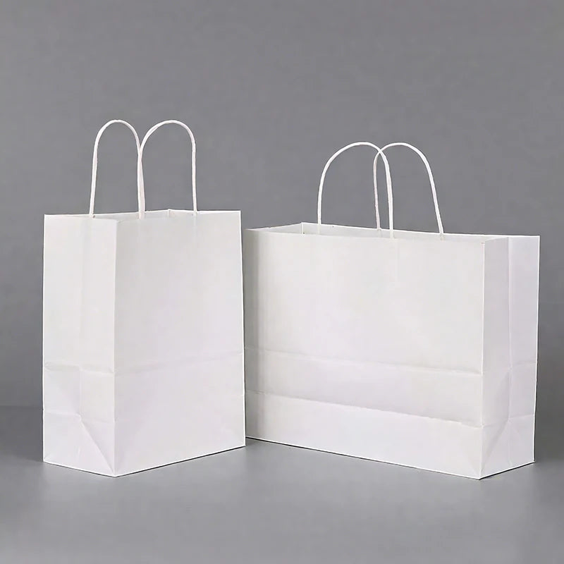 Custom Kraft Paper Bags | Cafe Coffee Food Delivery Bags