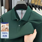 100% Cotton Pique Long Sleeve Shirt | Breathable Moisture-Wicking | Custom Printing