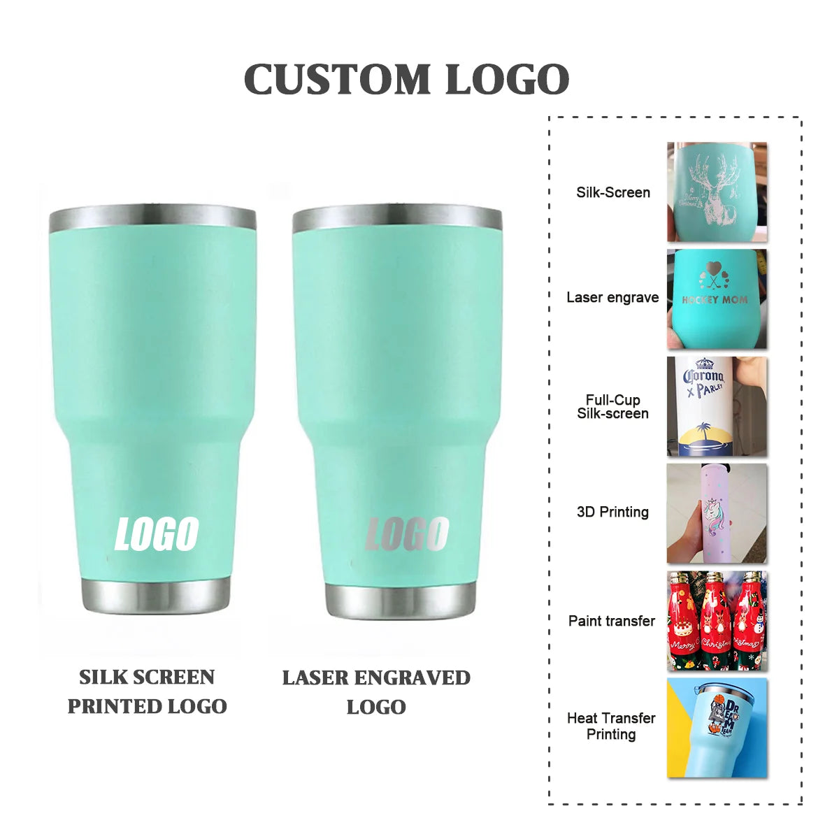 Custom Metal Flask with Logo — Matte Black Gift Set