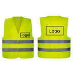 Custom Safety Vest CE EN20471 120gsm Reflective Vest with Logo Customization