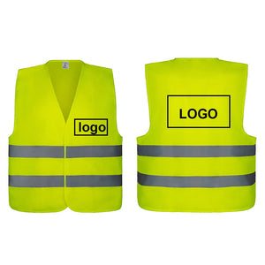Custom Safety Vest CE EN20471 120gsm Reflective Vest with Logo Customization