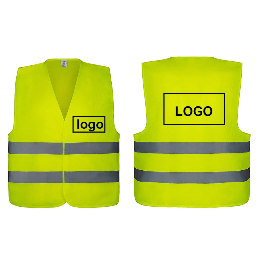 Custom Safety Vest CE EN20471 120gsm Reflective Vest with Logo Customization