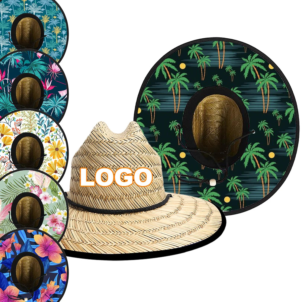 Custom Straw Lifeguard Hats with Logo | 1 MOQ BSCI Certified