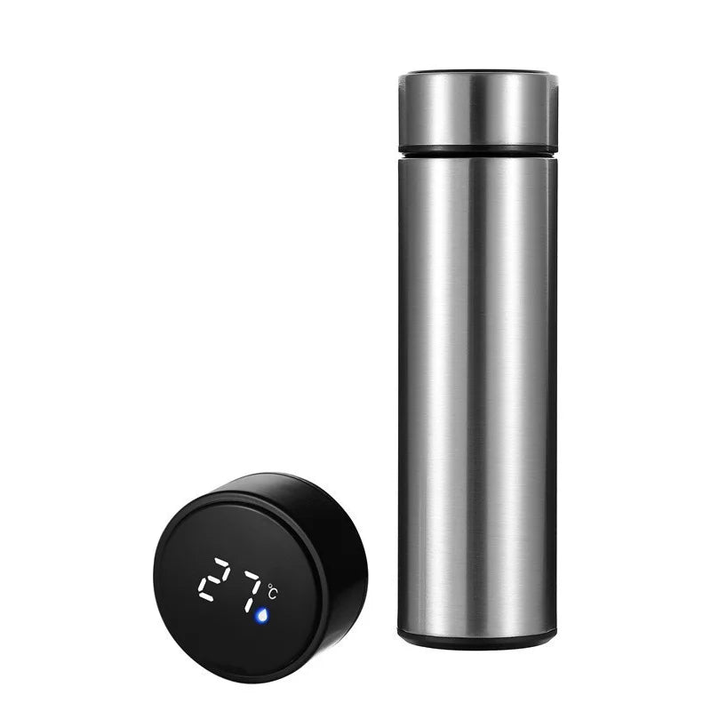 Smart Stainless Steel Water Bottle | LED Display | Vacuum Insulated | Custom Logo