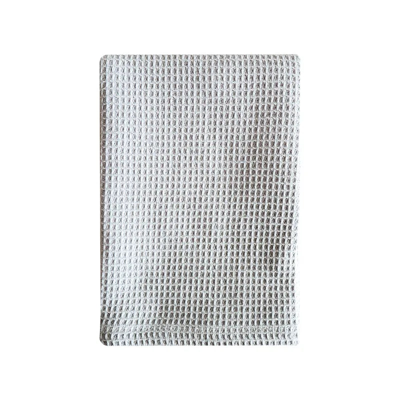 Custom logo Waffle Kitchen Hand Towels Dish Cloth Highly Absorbent Cleaning Drying Dishes Tea Towel Extra Soft