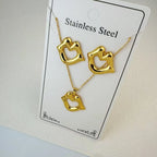 Custom 18K Gold Plated Stainless Steel Jewelry Set | MOQ 2