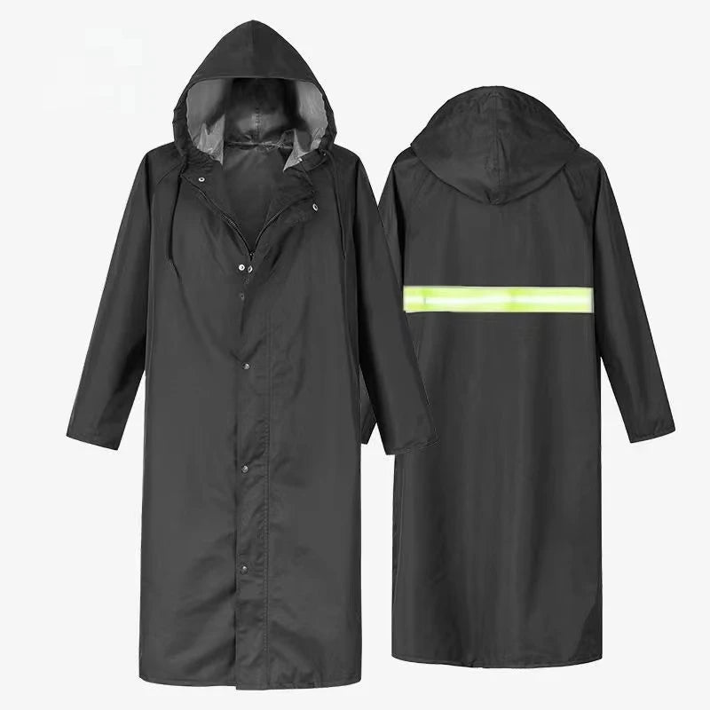 Custom Reflective Motorcycle Raincoat | 500 Pcs MOQ Heavy-Duty Oxford Cloth
