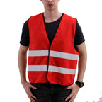 ANSI Class 2 Safety Vest 500pcs MOQ | 8 Colors, S-5XL, Custom Logo from $0.10/piece for Construction