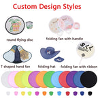 Custom Foldable Hand Fan with Logo | Bulk MOQ 500
