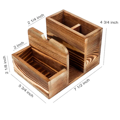 Bamboo Tissue Box Holder | Eco-Friendly Napkin Holder