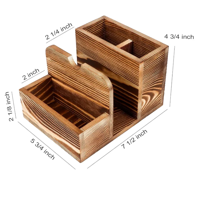 Bamboo Tissue Box Holder | Eco-Friendly Napkin Holder