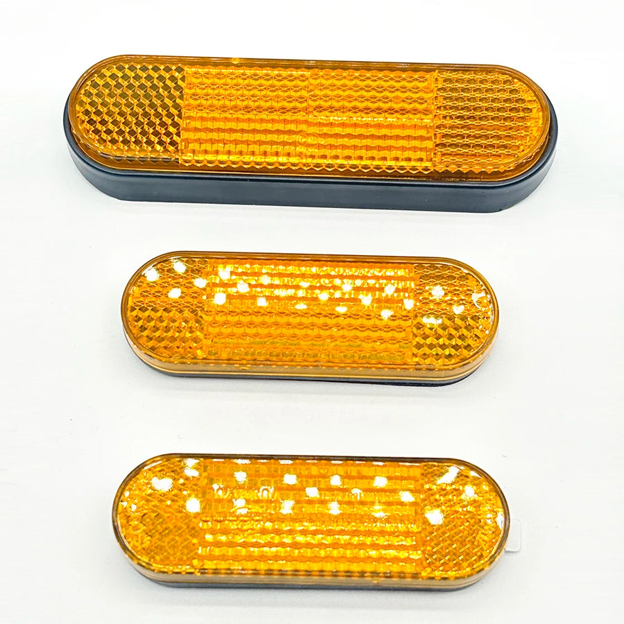 Custom CQC E-Mark Side Reflex Reflectors | MOQ 50 pcs