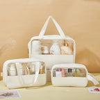Low MOQ PVC Transparent Makeup Bag | Custom Logo Travel Bag