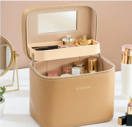 PU Cosmetic Storage Organizer | 1-Piece MOQ | 31-Day Lead