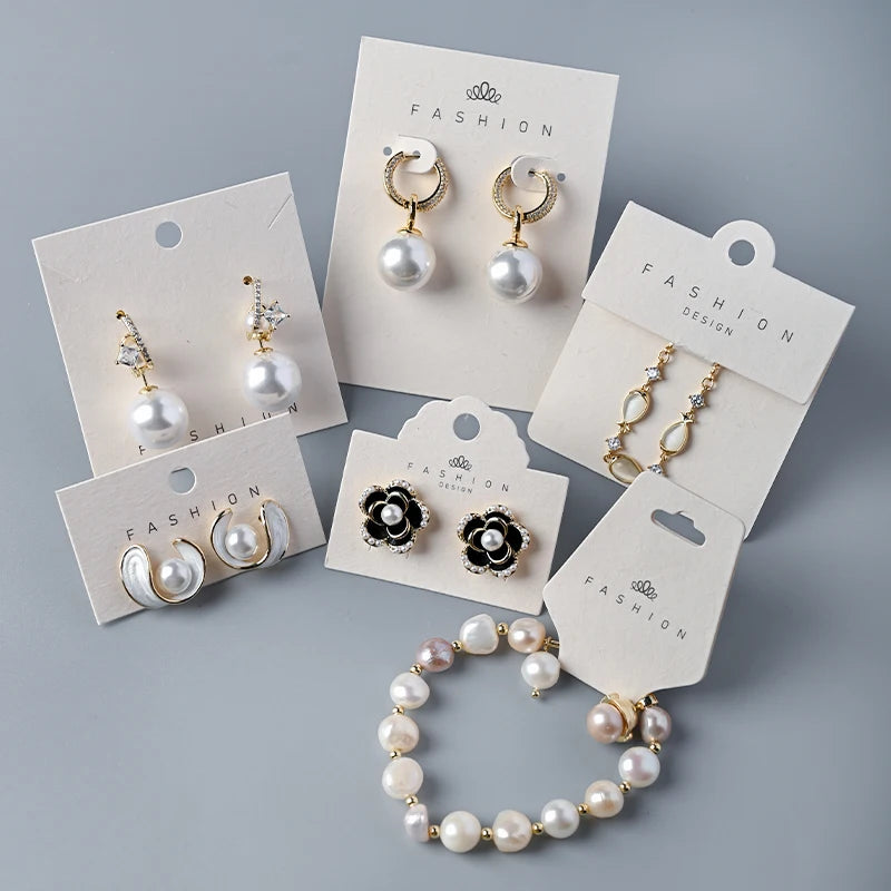 Custom Earring Display Cards with Logo | Paper, Custom Shapes