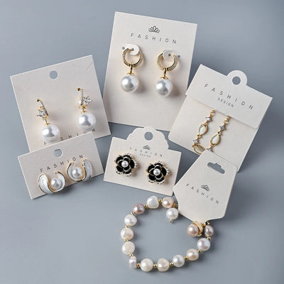 Custom Earring Display Cards with Logo | Paper, Custom Shapes