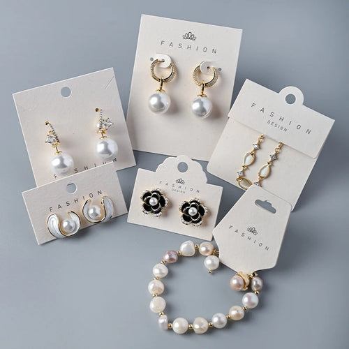 Custom Earring Display Cards with Logo | Paper, Custom Shapes