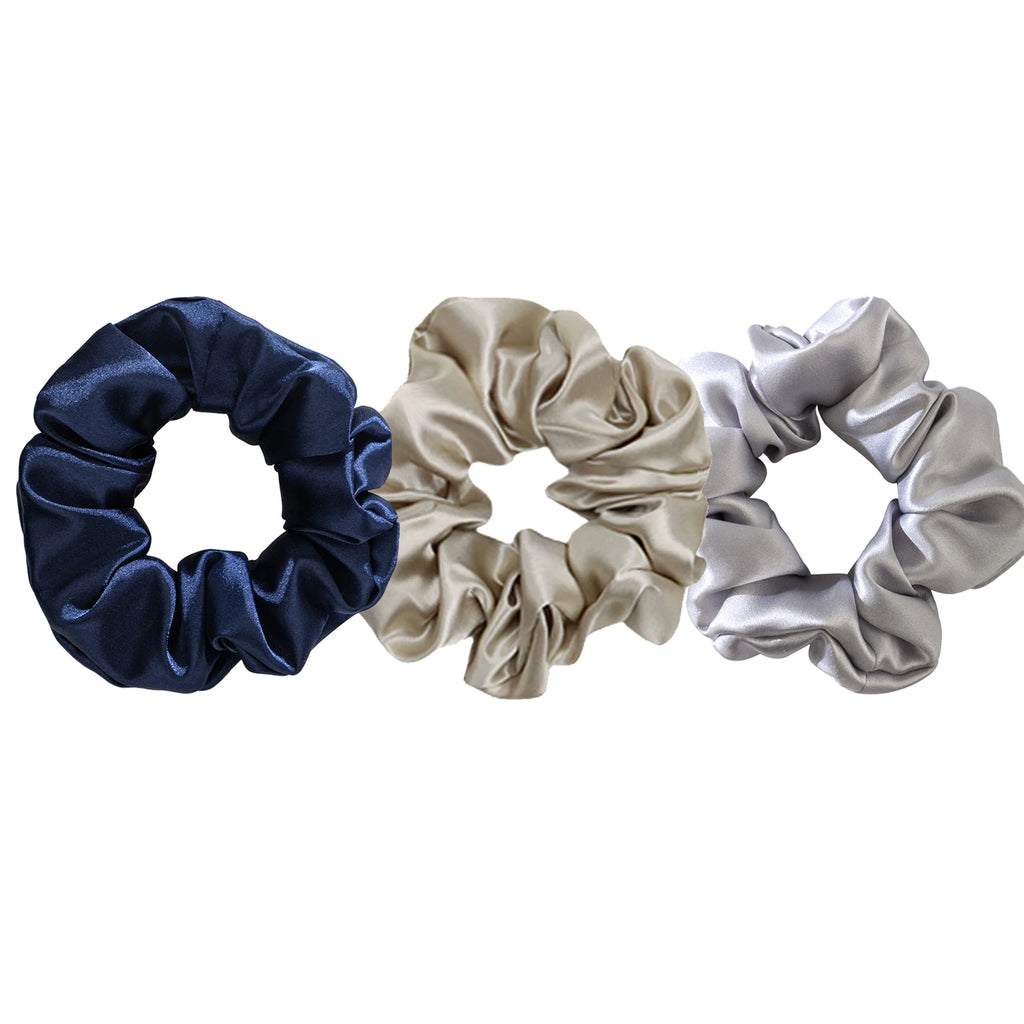Custom Silk Scrunchies with Logo | Bulk MOQ 2 Pcs