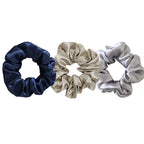 Custom Silk Scrunchies with Logo | Bulk MOQ 2 Pcs