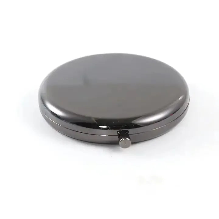 Custom Logo Metal Compact Mirrors | Bulk MOQ 50