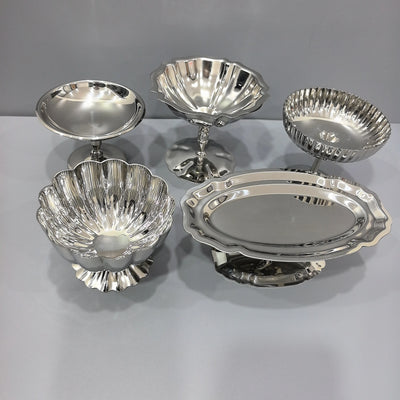 304 Stainless Steel Dessert Cup | Tulip Shape | 50 MOQ | Custom Logo