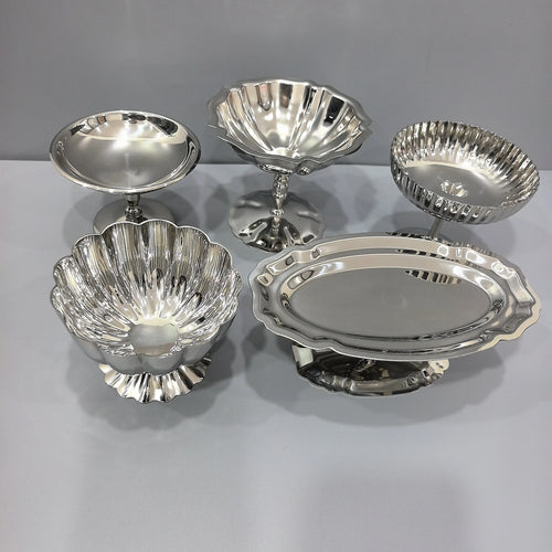 304 Stainless Steel Dessert Cup | Tulip Shape | 50 MOQ | Custom Logo