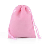 Custom Velvet Drawstring Jewelry Bags | 0.005kg Storage with Stamping