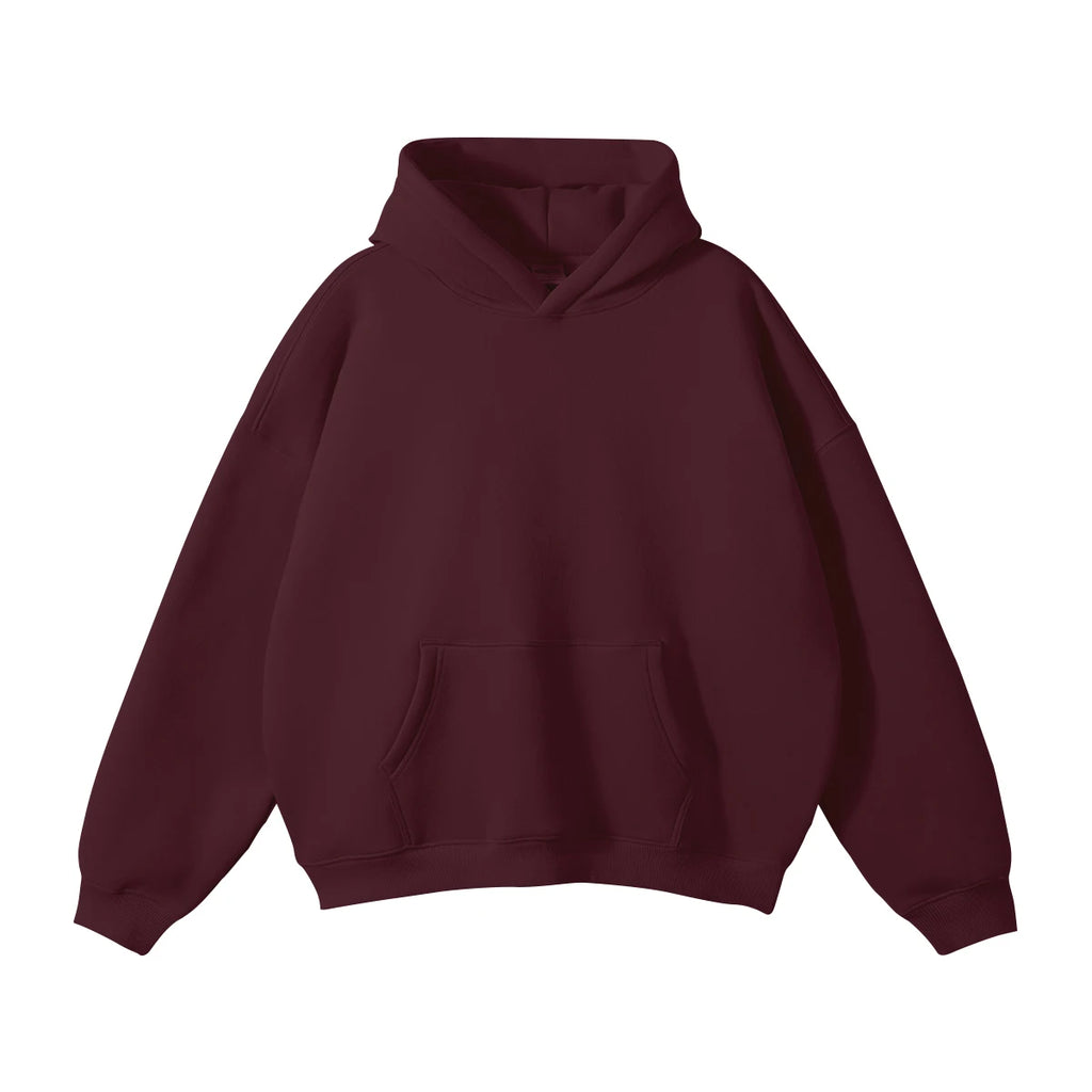 Thick Cotton Fleece Hoodie for Custom Printing (Oversized Fit)