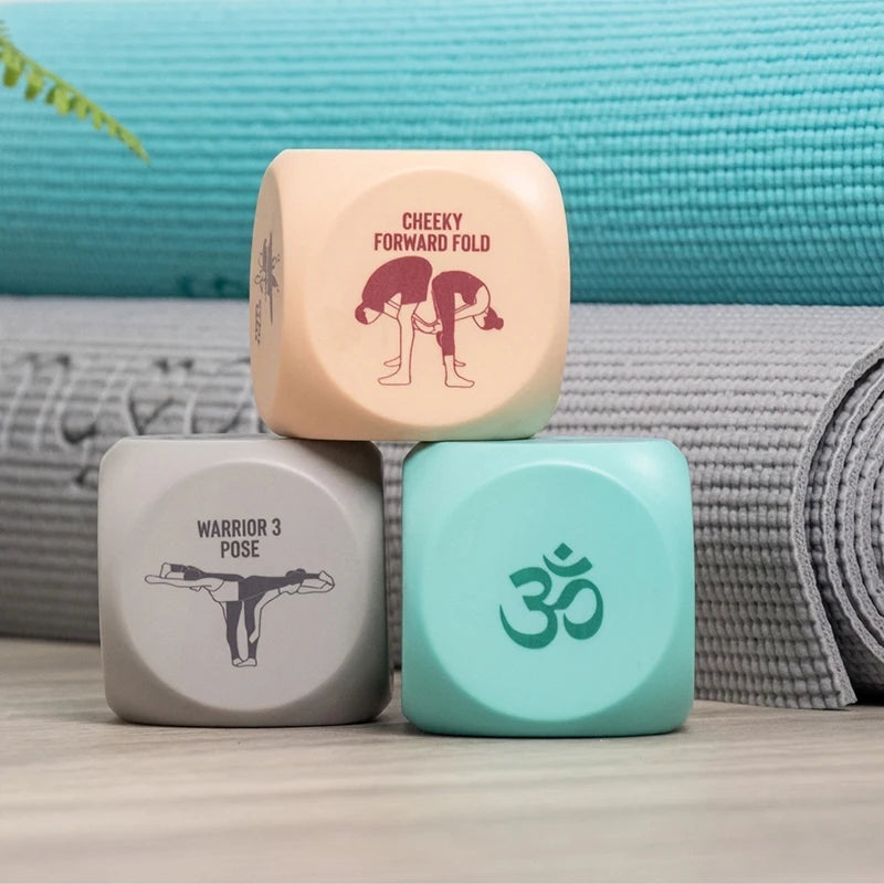 FSC Certified Wooden Yoga Dice 20mm | Custom Exercise Poses | OEM ODM Bulk