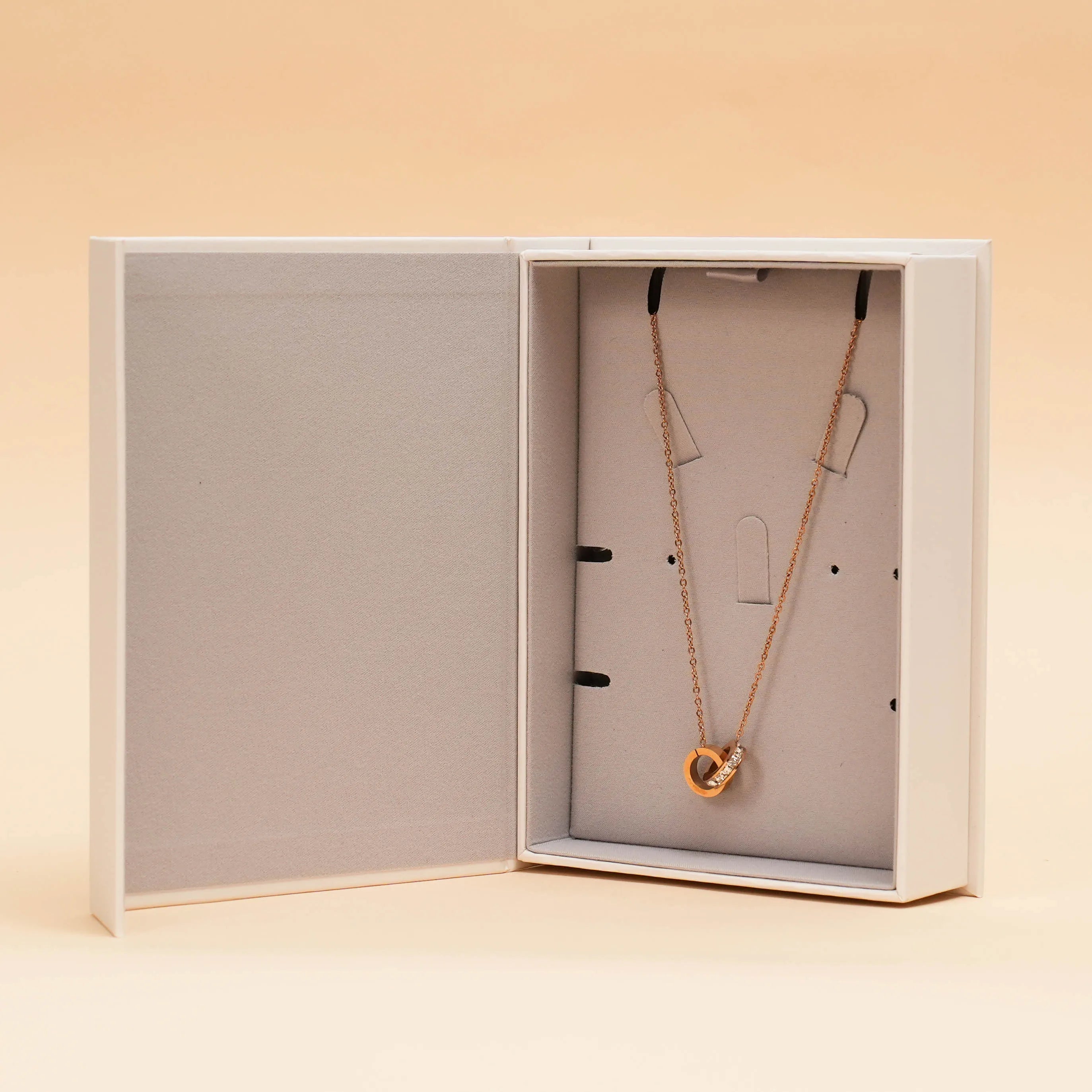 Custom Jewelry Packaging Boxes with Logo — Eco-Friendly Drawer & Magnetic Closure