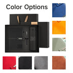 Premium Corporate Gift Set | PU Leather Notebook + Tumbler | 100 MOQ