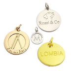 Custom Die-Cast Metal Pendant Charms with Logo | MOQ 100 Pieces