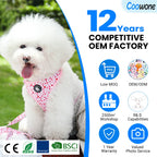 Custom Dog Harness Set | No-Pull Reflective | 20 MOQ | Logo $1.50