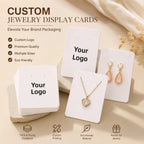 Custom Jewelry Packaging Cards with Hot Stamping | MOQ 1,000 | 31-Day Lead Time