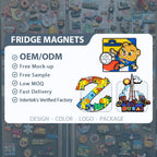 Custom PVC Magnets 100 pcs | Christmas Motifs