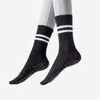 Custom Embroidered Anti-Slip Yoga Socks | Women's Grip Socks with Logo | Premium Studio Retail