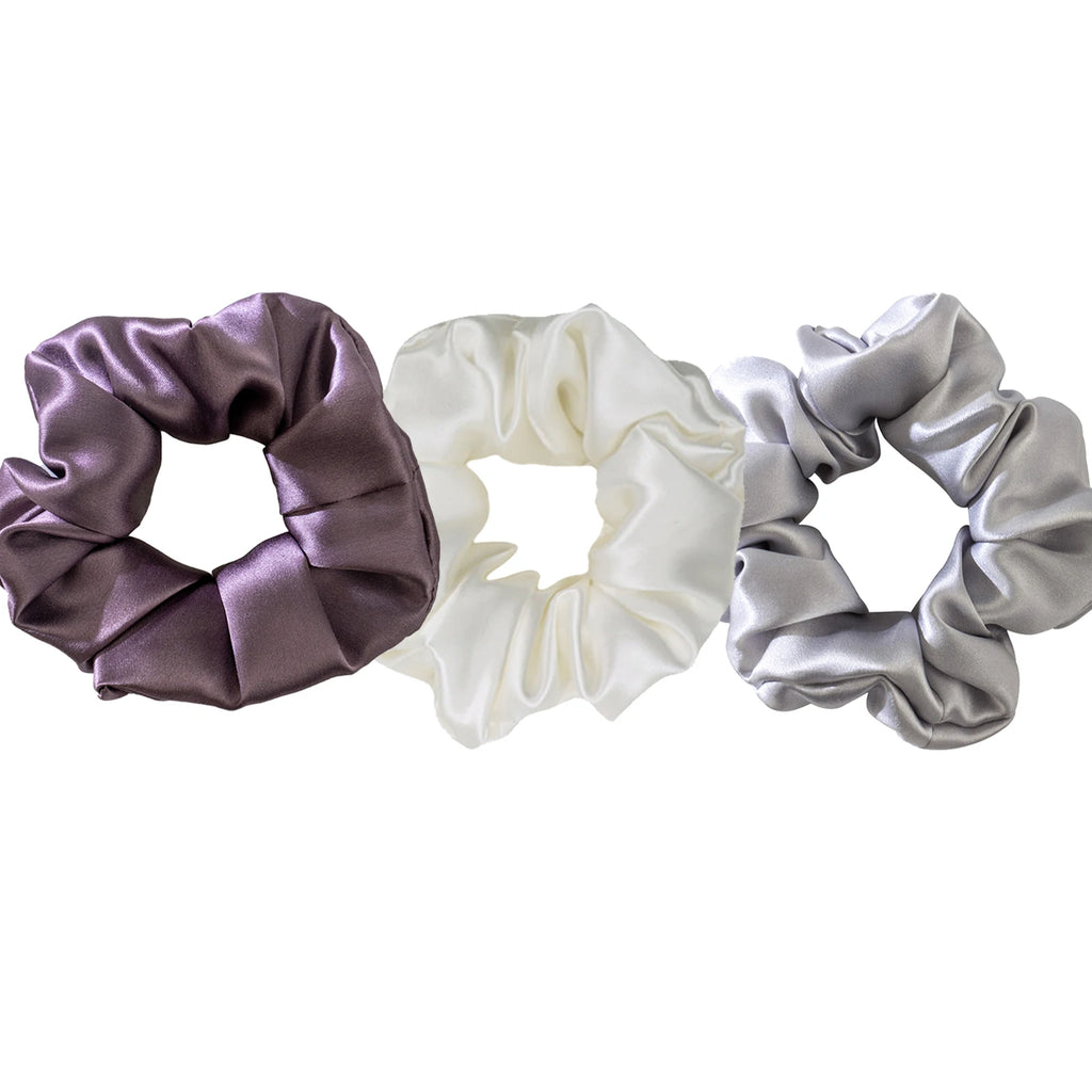 Custom Silk Scrunchies with Logo | Bulk MOQ 2 Pcs