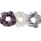 Custom Silk Scrunchies with Logo | Bulk MOQ 2 Pcs